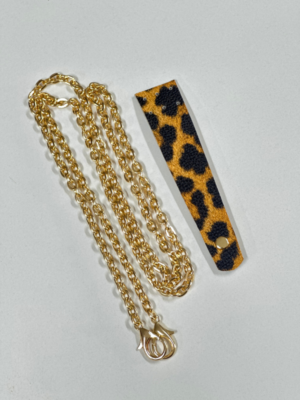 Leopar Kapaklı Zincir Set