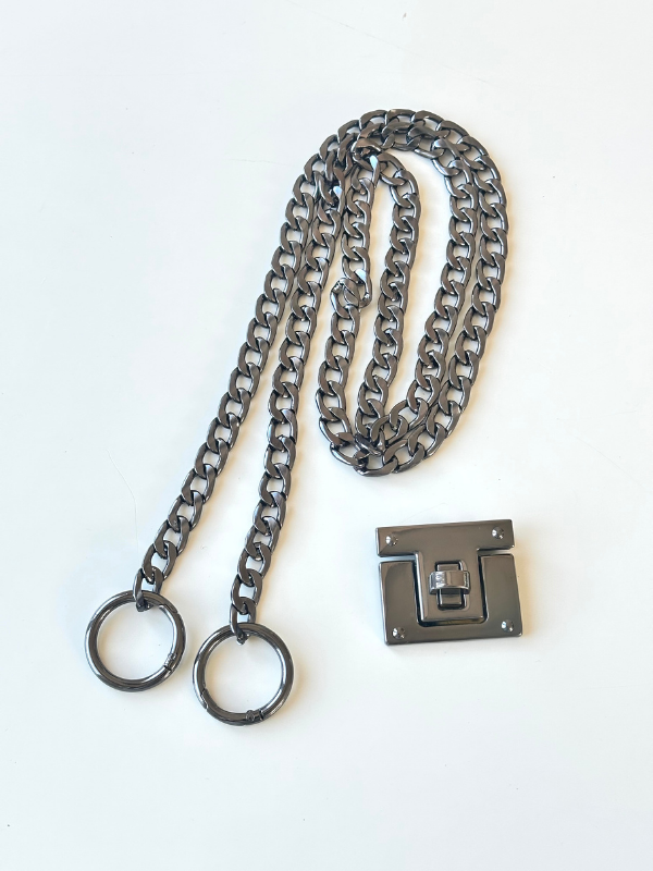 Siyah Zincir Set