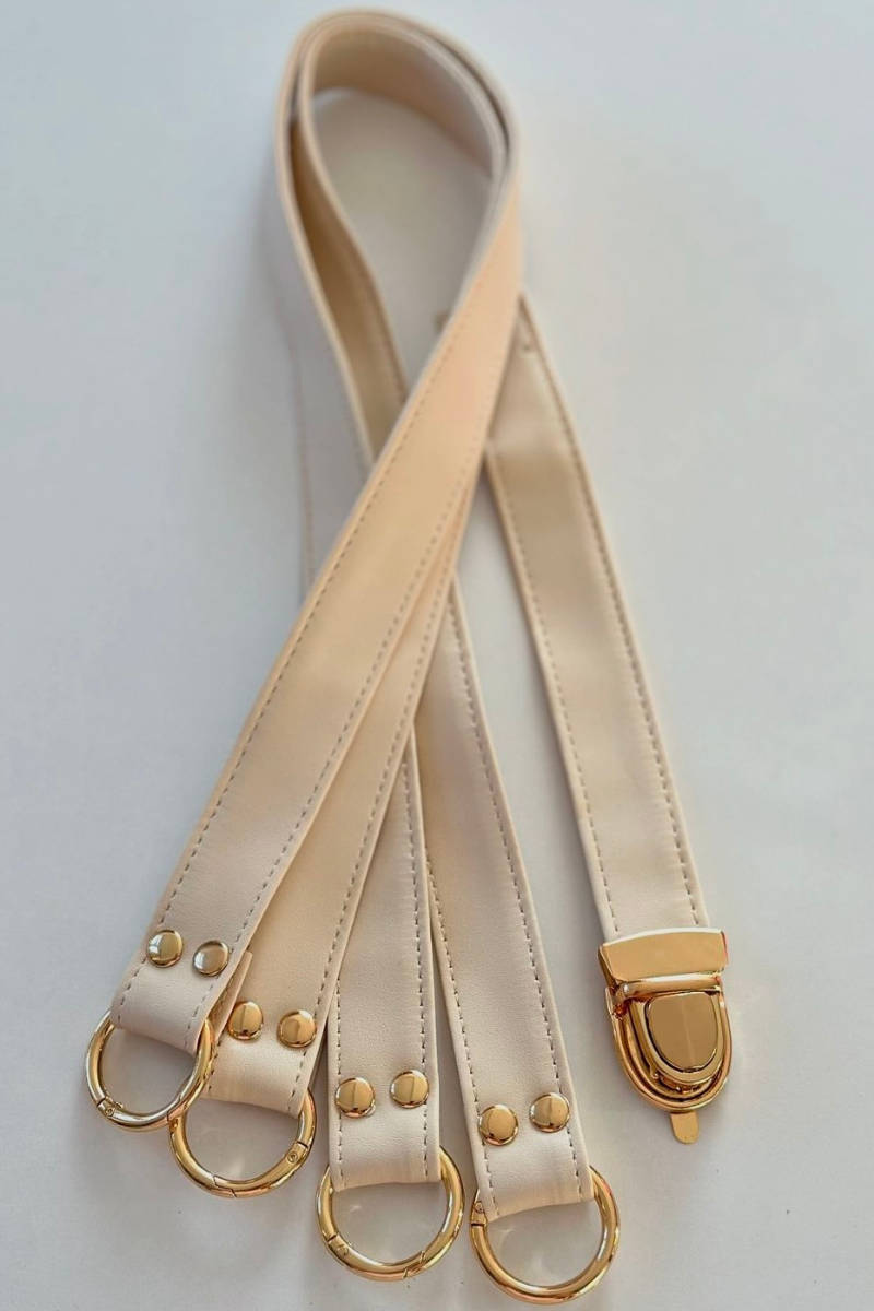 Yaylı Halkalı Askı Kapak Set krem