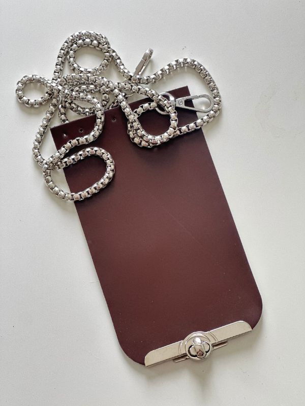 Zincirli Kapak Set acı kahve rengi
