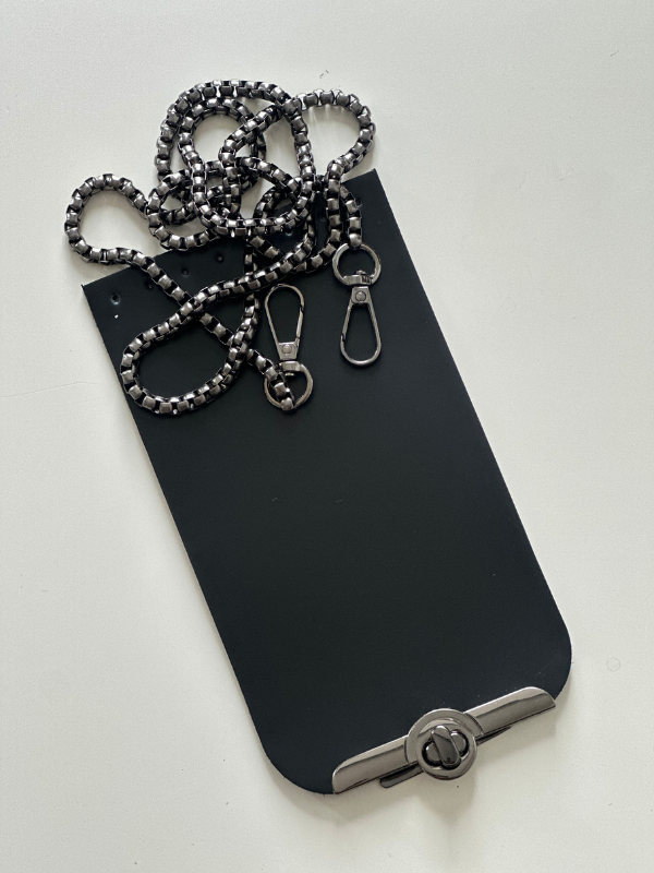 Zincirli Kapak Set siyah