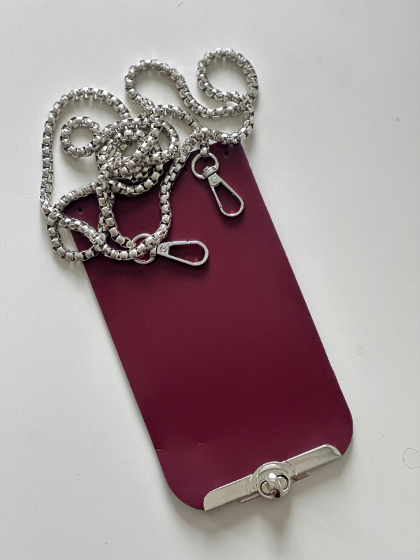 Zincirli Kapak Set bordo