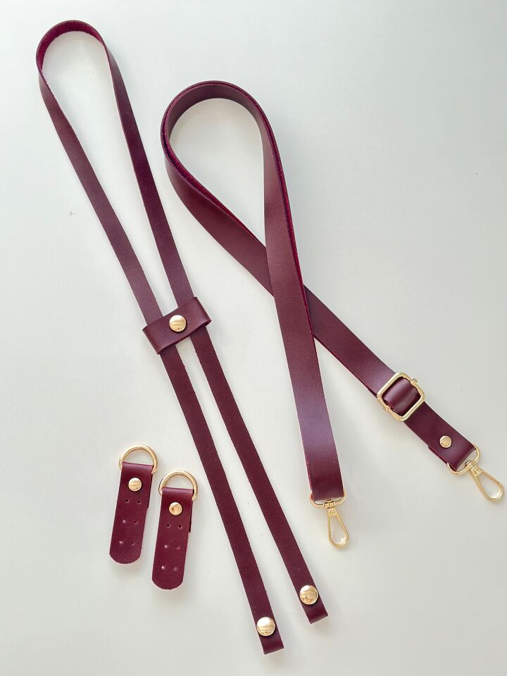 Askı Büzgü Set bordo