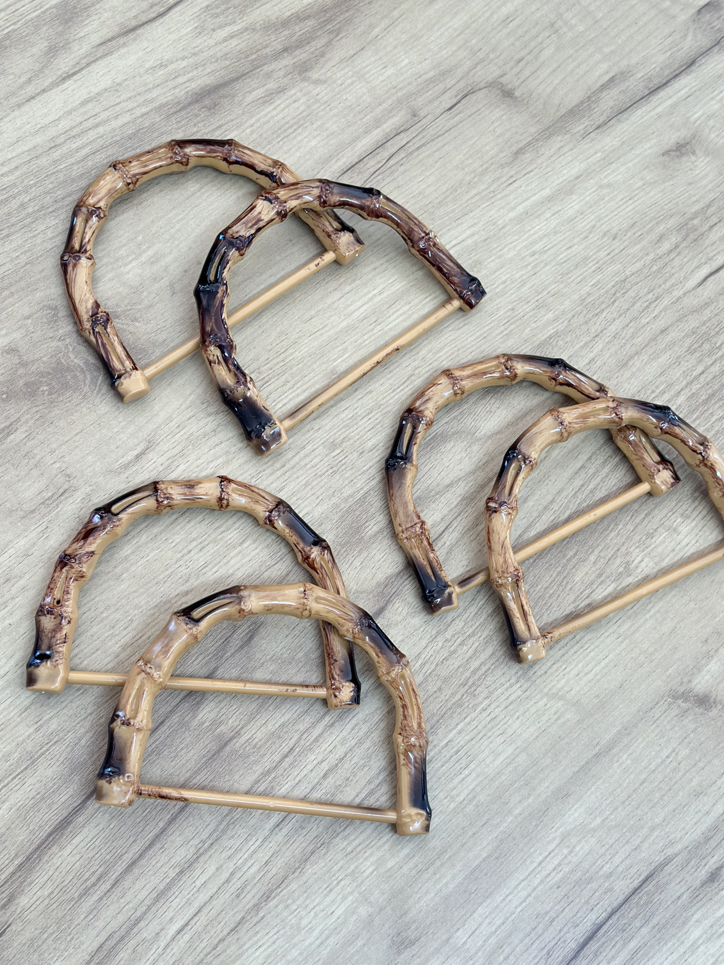 D Model Bambu Görünümlü Plastik Kulp