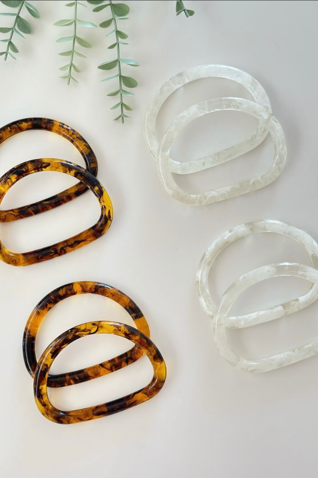 Akrilik Çanta Kulpları