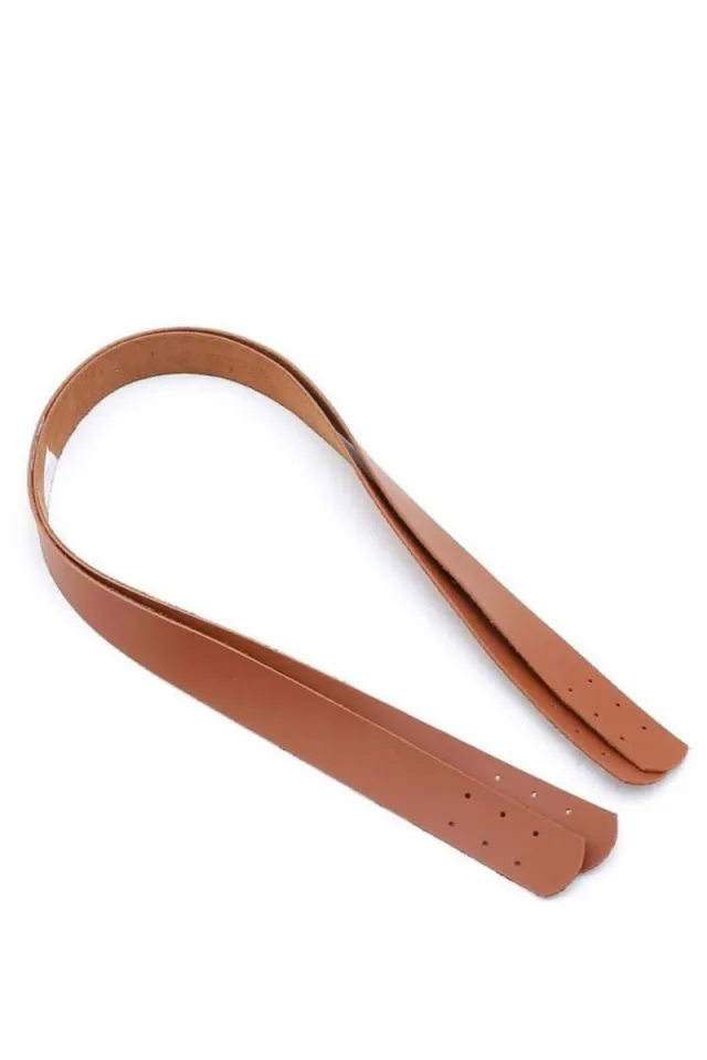 Deri Dikmeli Suni Deri Çanta Kulpu (70 cm) taba