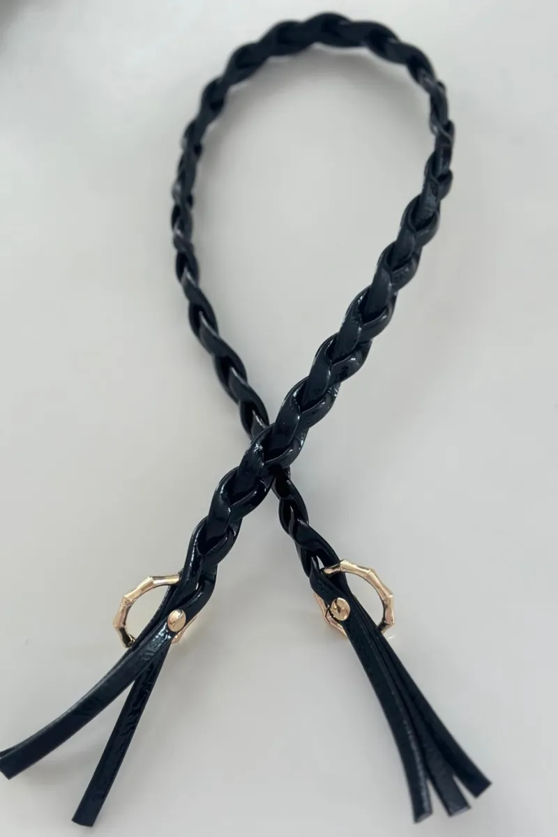 Rugan Örgü Saplar (70 cm) siyah