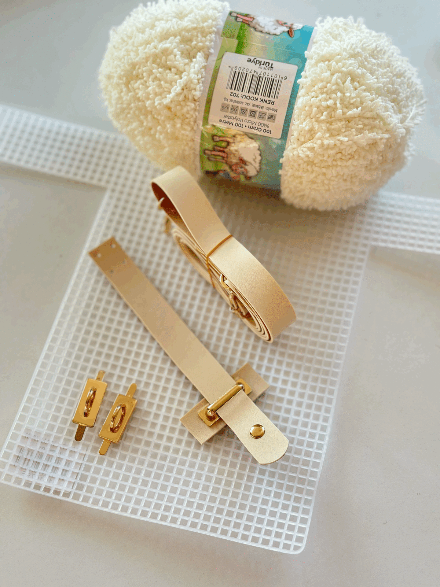 Kuzu İpli Kanvas Kit