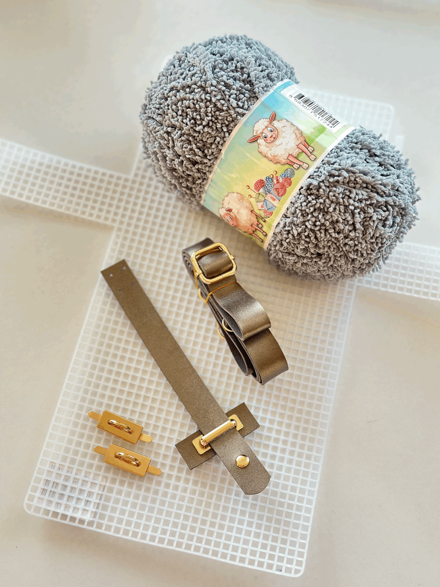 Kuzu İpli Kanvas Kit