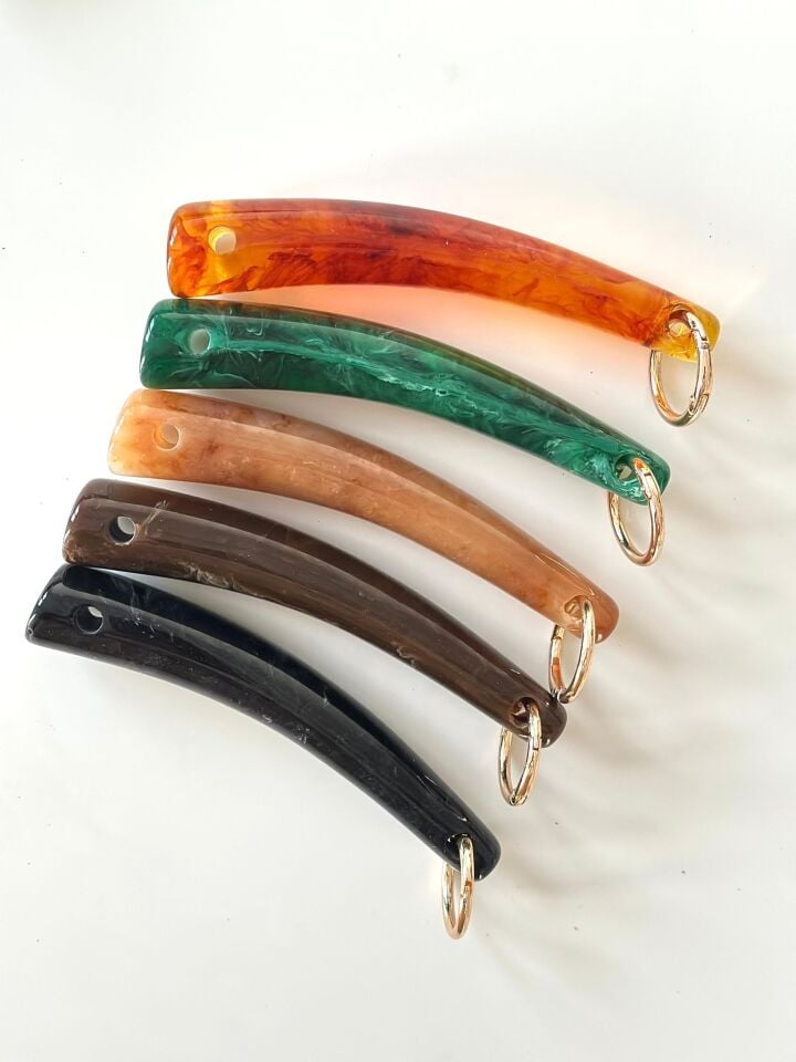 Fil Dişi Akrilik Çanta Kulpu