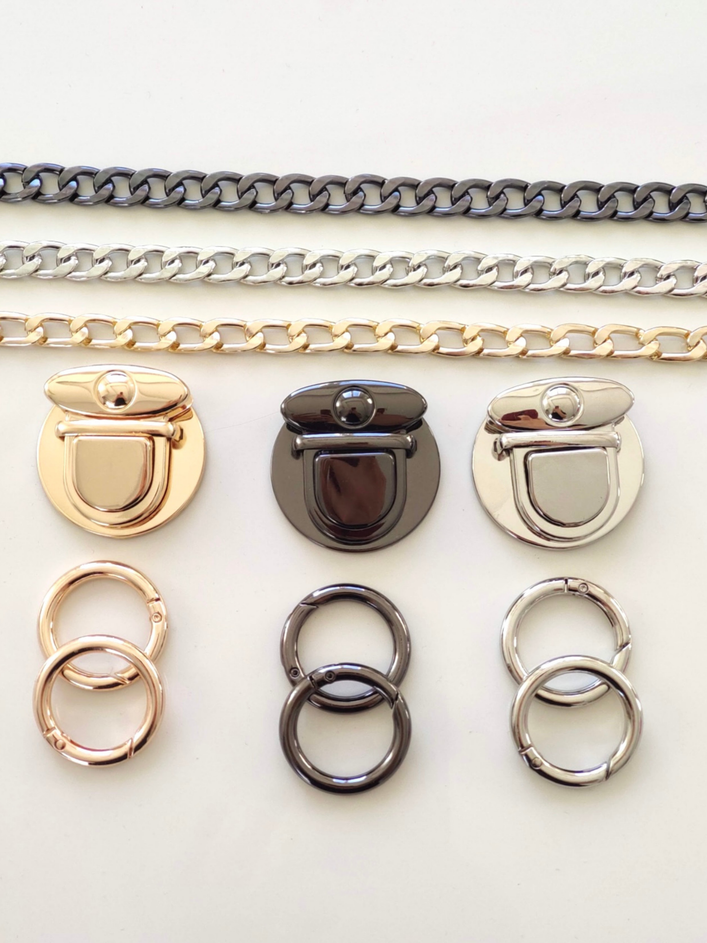 Zincir Kilit Halka Set 3'lü