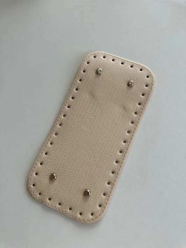 Deri Çanta Tabanı. 25 cm krem