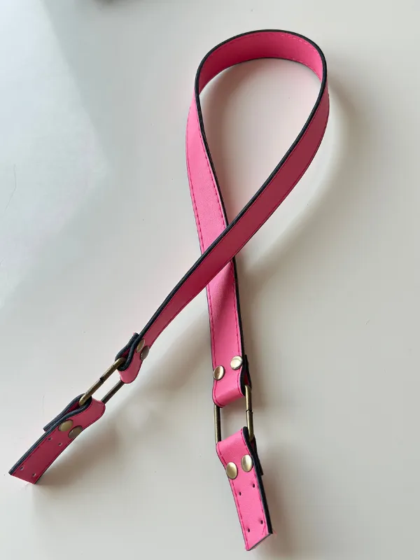 Deri Askı Böcülü pembe