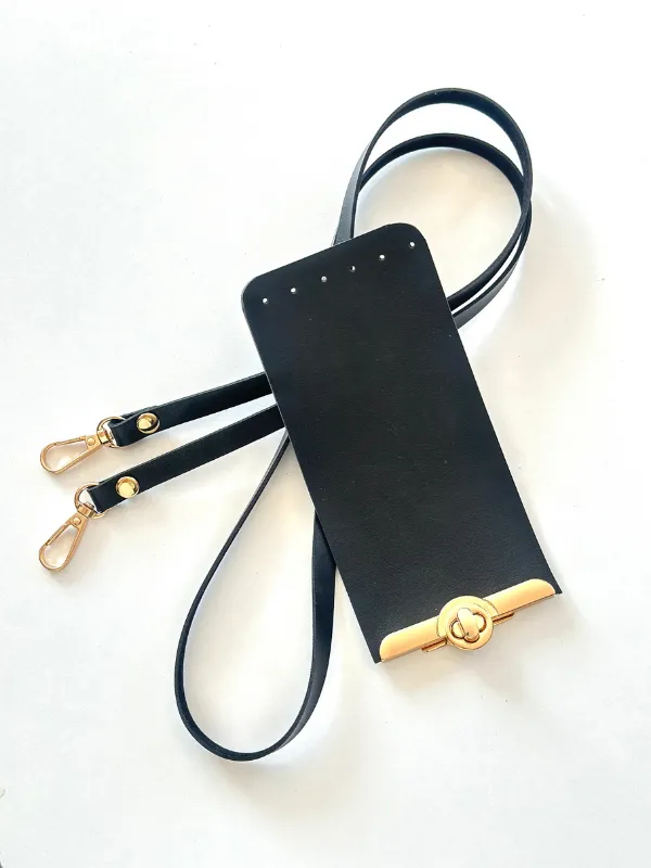 Telefon Boy Çanta Askı Ve Kapak lacivert
