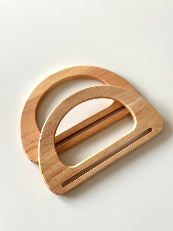 D Model Ahşap Çanta Kulpu