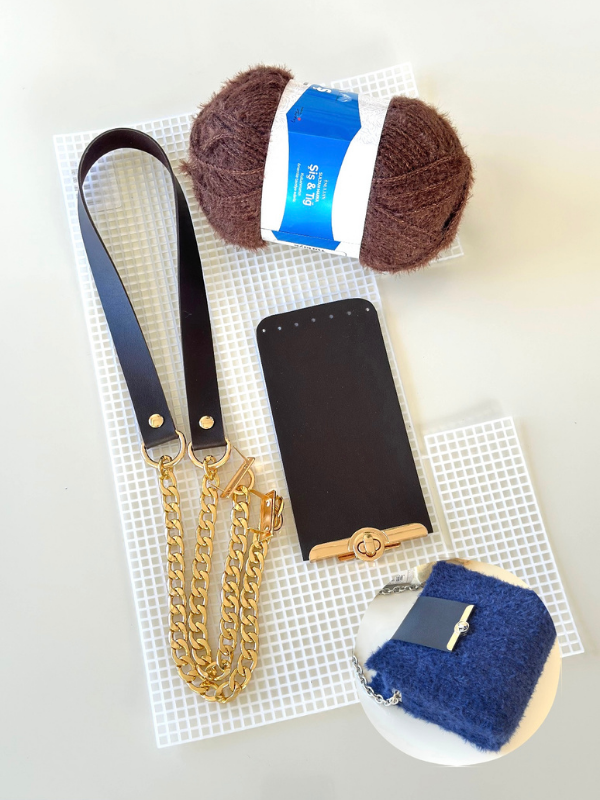 Peluş İp Kanvas Set