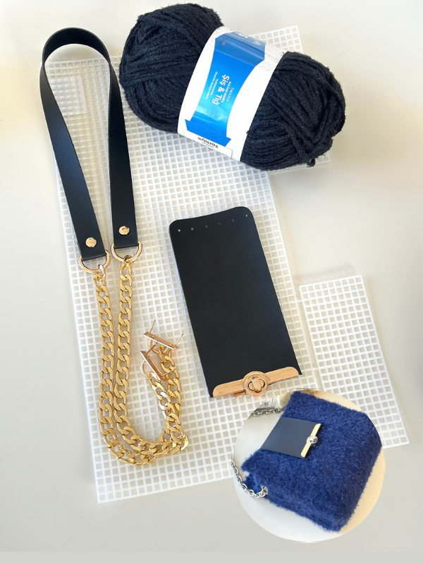 Peluş İp Kanvas Set