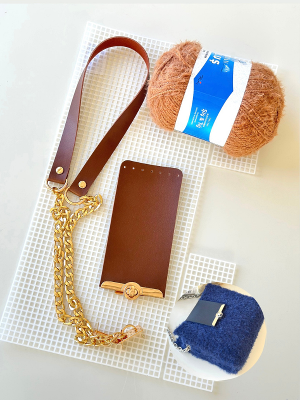 Peluş İp Kanvas Set