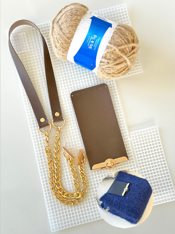 Peluş İp Kanvas Set