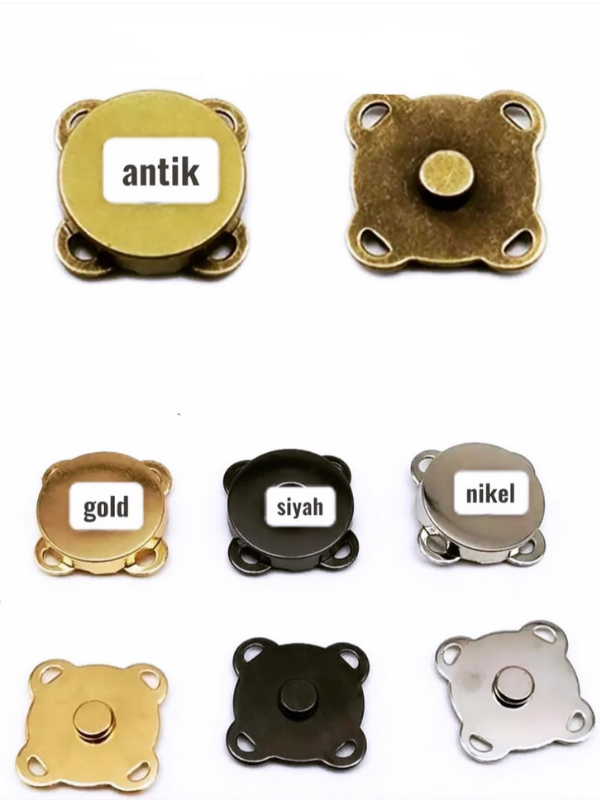 Çanta Mıknatısı Dikmeli